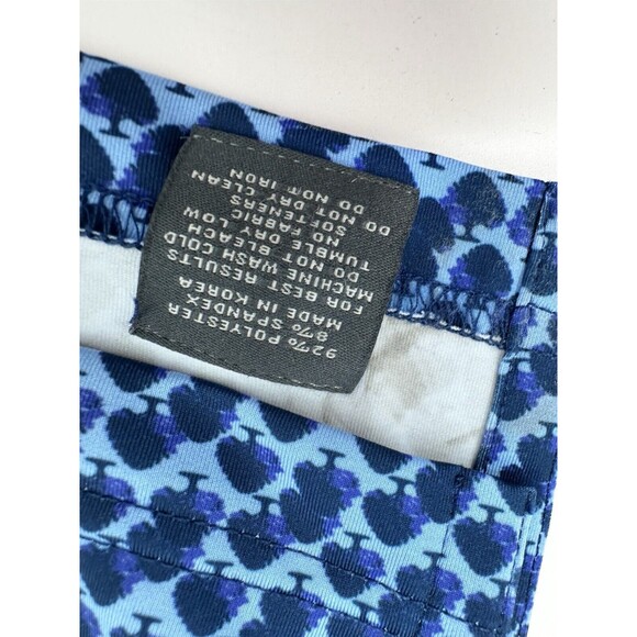 Turtleson golf  poloMens XLarge Performance Golf Blue All-Over  print Trees - Picture 3 of 8